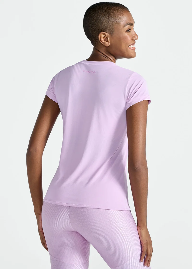 T-Shirt Mulher Manga Curta Thermodry