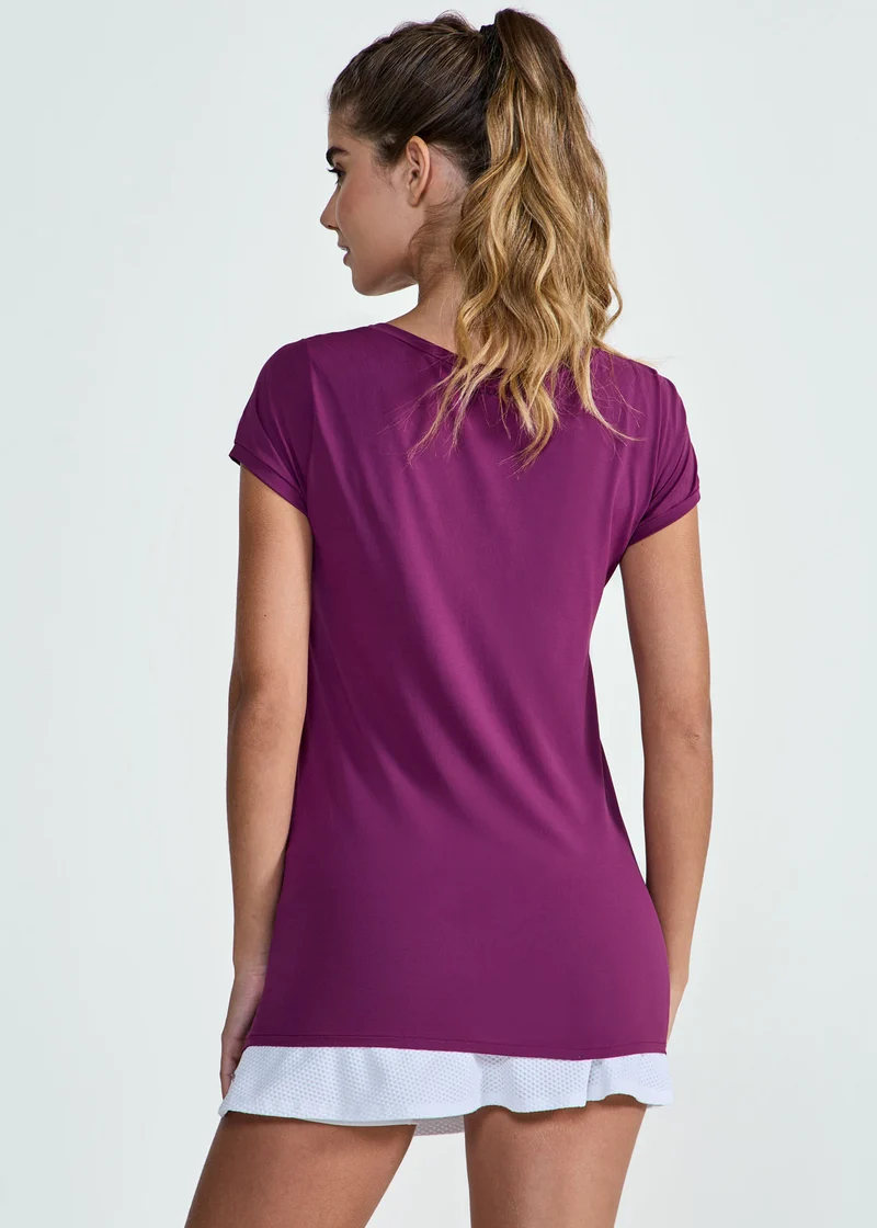 T-shirt Mulher Manga Curta Thermodry U