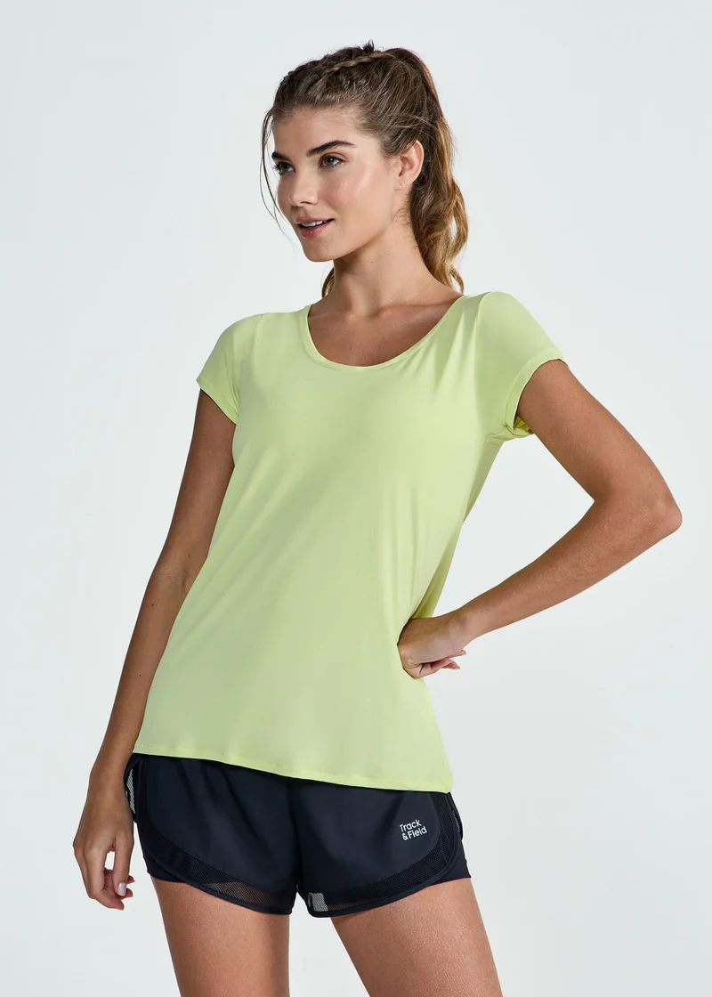 T-shirt Mulher Manga Curta Thermodry U