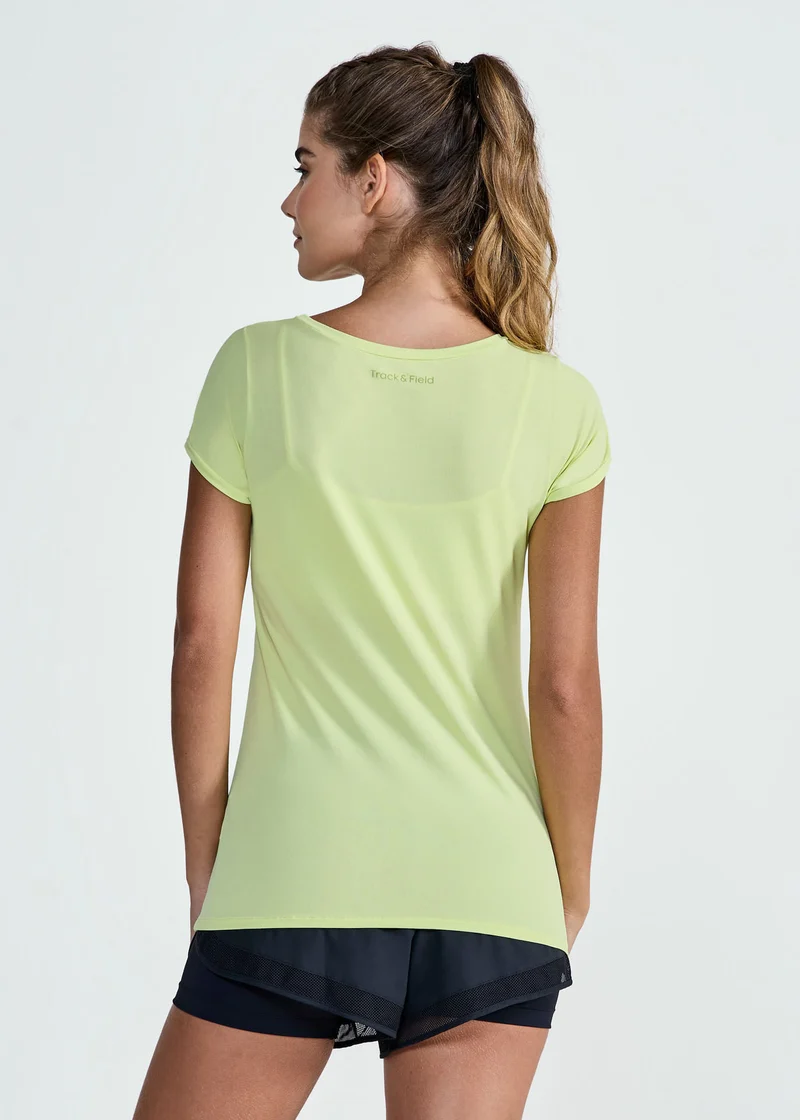 T-shirt Mulher Manga Curta Thermodry U