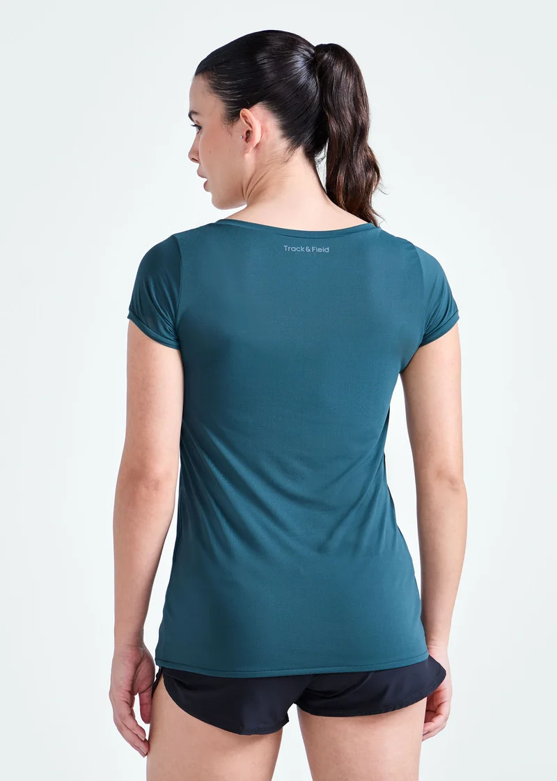 T-Shirt Mulher Manga Curta Thermodry U