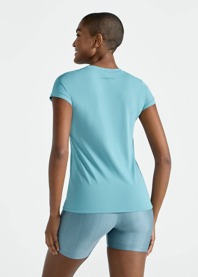 T-Shirt Mulher Manga Curta Thermodry