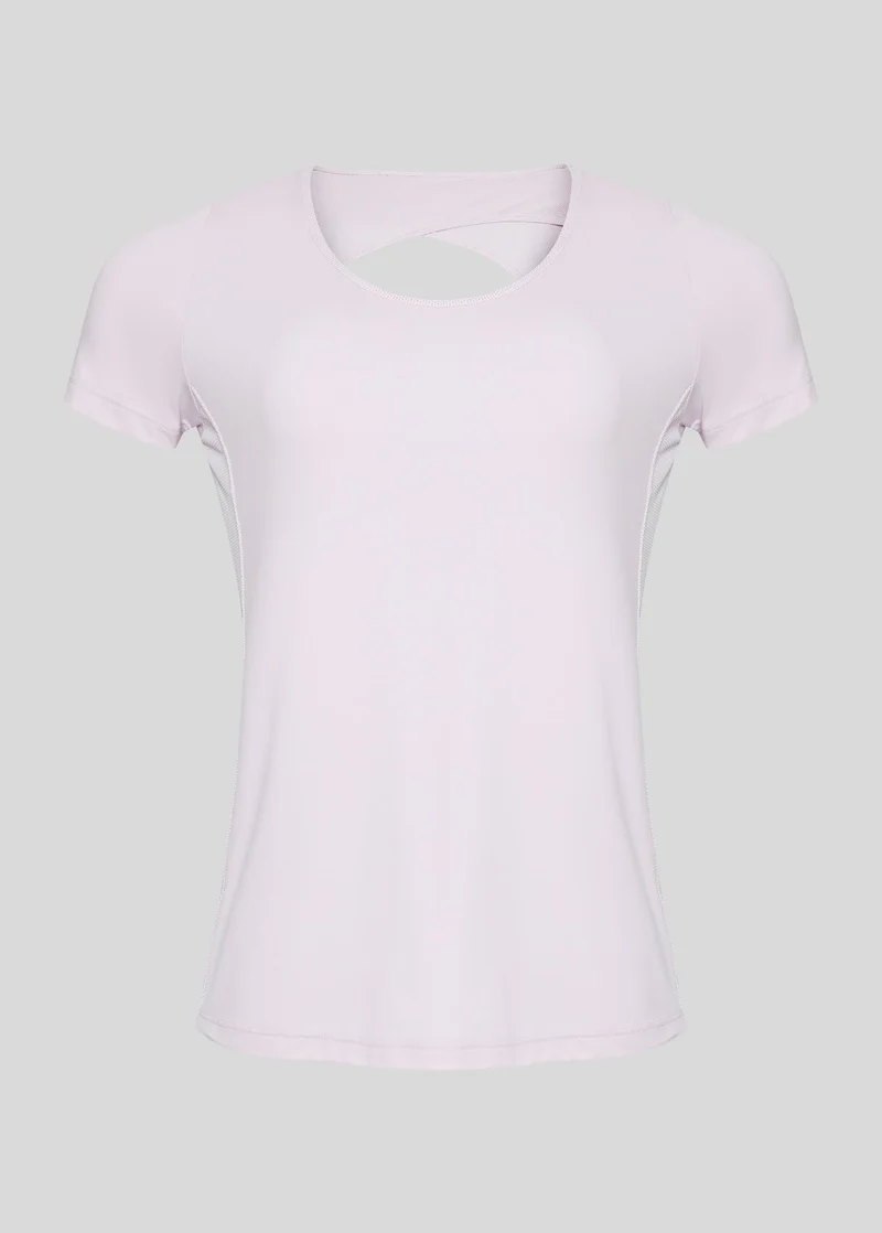 T-shirt Mulher Manga Curta Transpasse