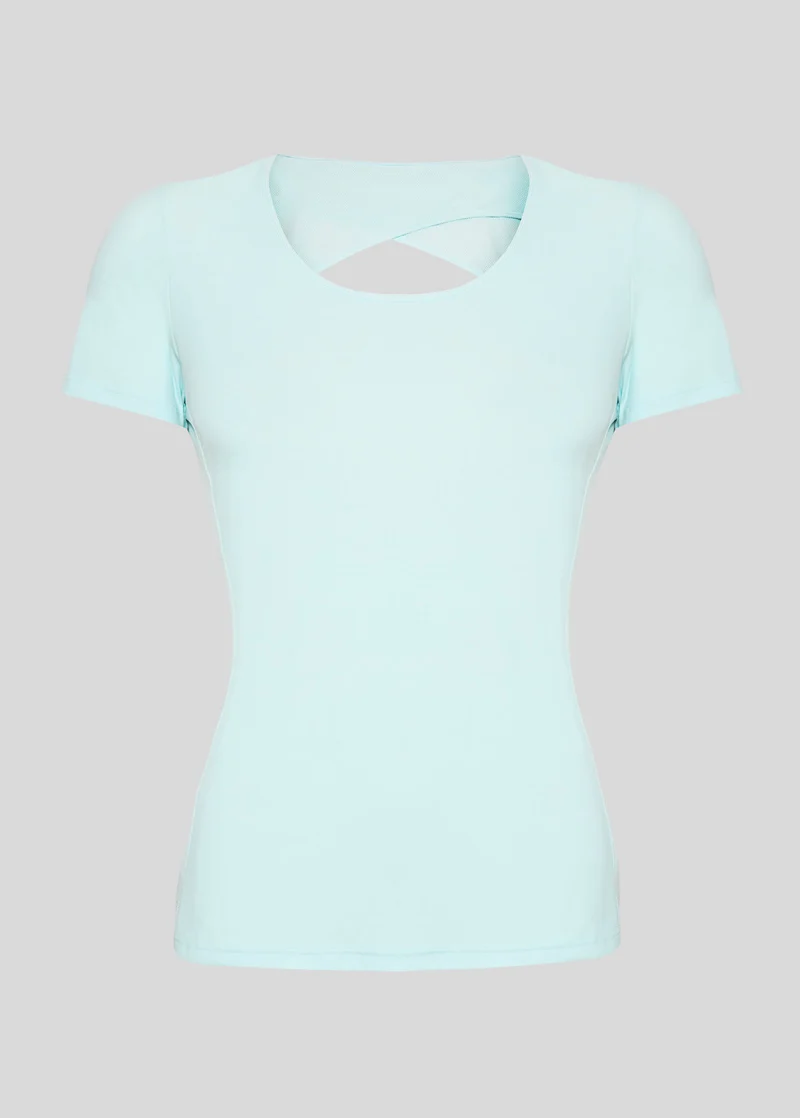 T-shirt Mulher Manga Curta Transpasse