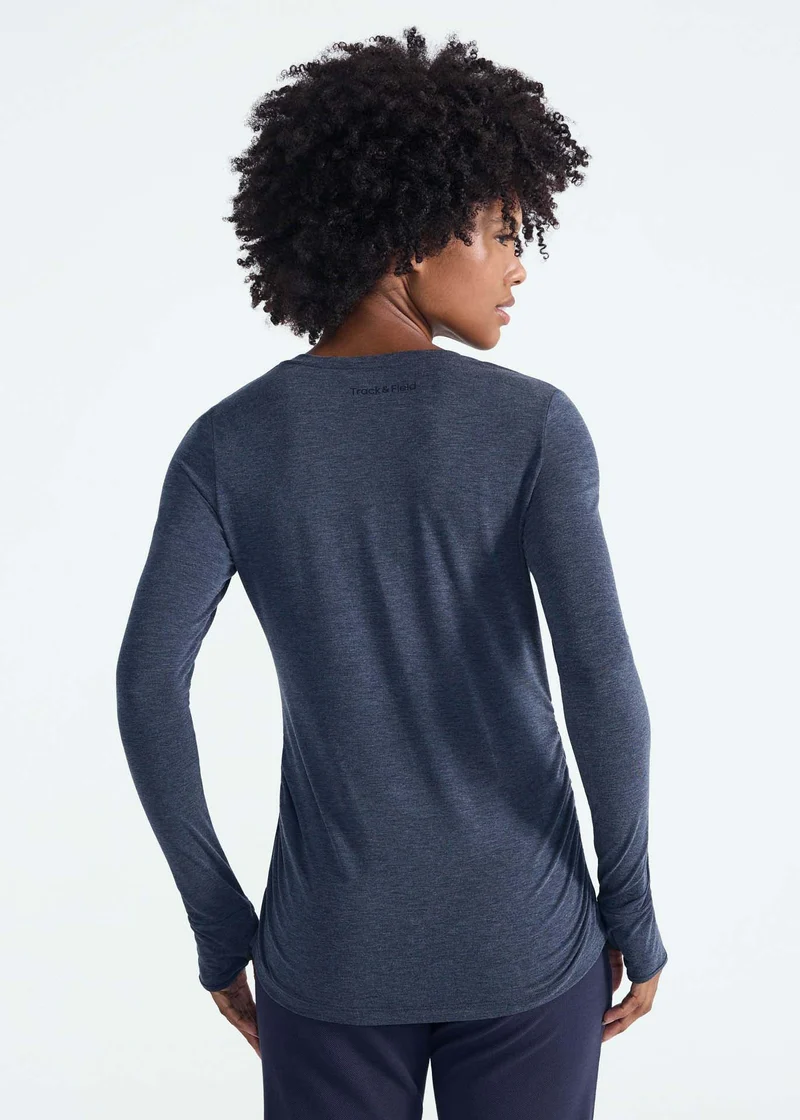 T-Shirt Mulher Manga Longa Soft Dedeira
