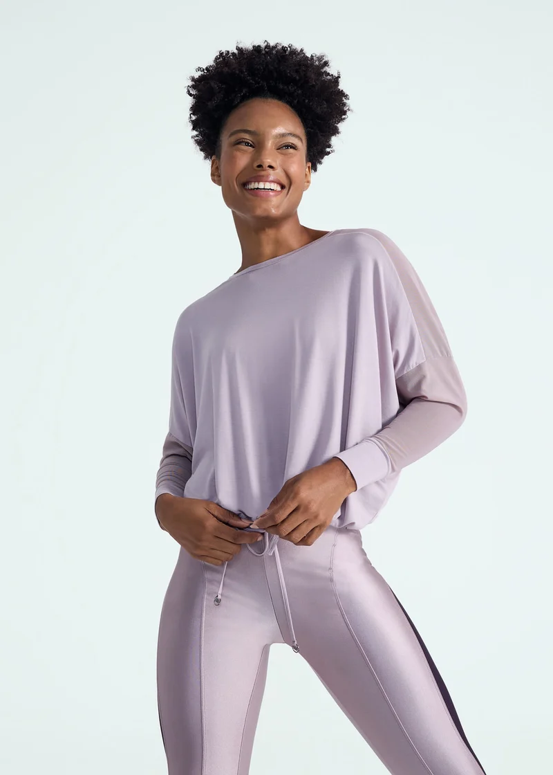 T-shirt Mulher Manga Longa Trend