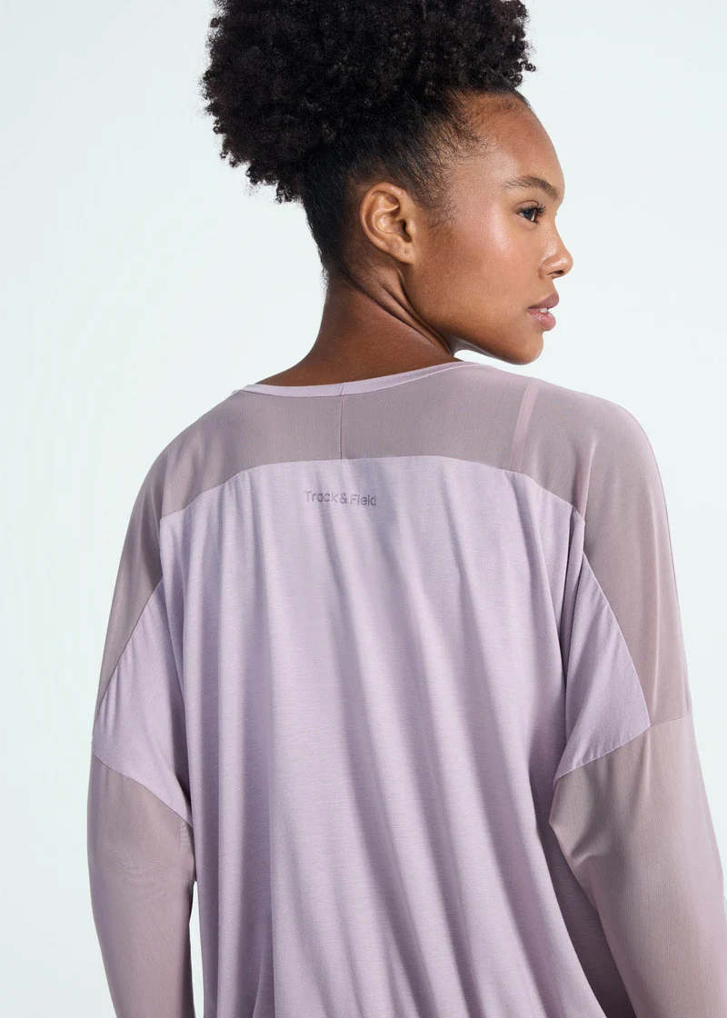 T-shirt Mulher Manga Longa Trend