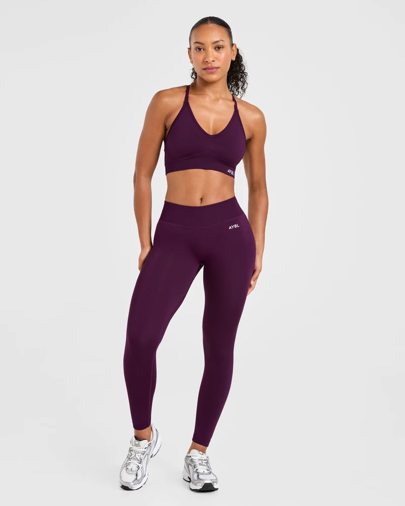 Adapt Seamless Sports Bra - Midnight Plum