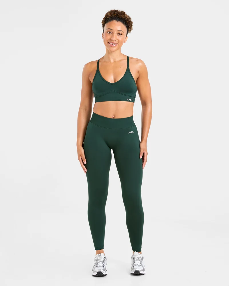 Adapt Seamless Sports Bra - Deep Forest