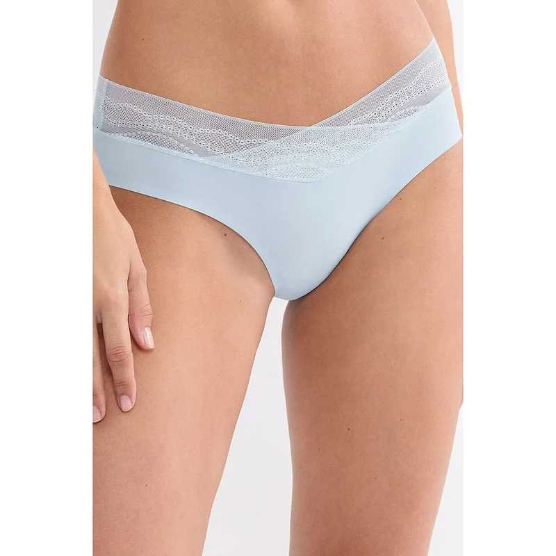 Culottes femme hipster microfibre dentelle recyclée confort invisible Triumph