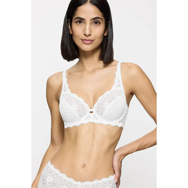 Soutien-gorge dentelle élastique Amourette 10209574 maintien confortable élégance féminine