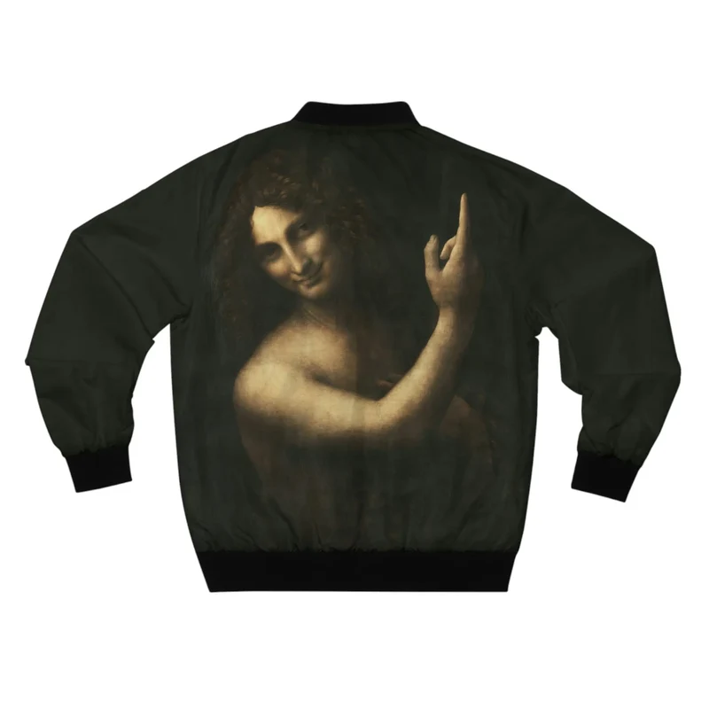 Saint John the Baptist Leonardo da Vinci Bomber Jacket