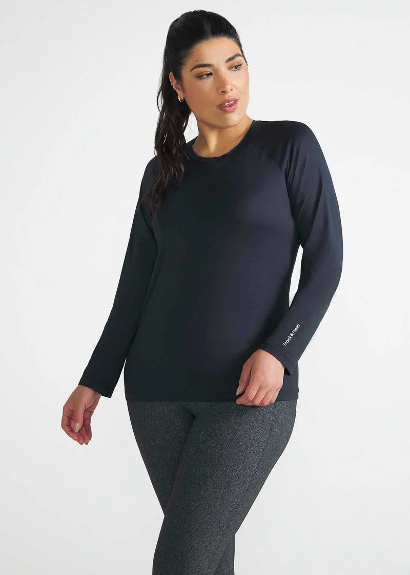 T-shirt Mulher Manga Longa Uv Mesh