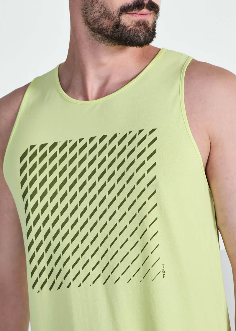 T-Shirt Homem Sem Manga Thermodry Traços