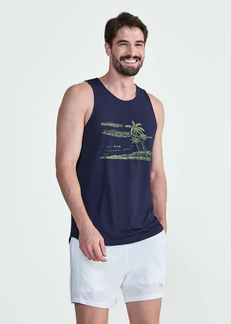 T-Shirt Homem Sem Manga Thermodry Ilha