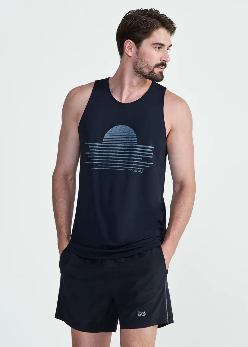 T-Shirt Homem Sem Manga Thermodry Poente