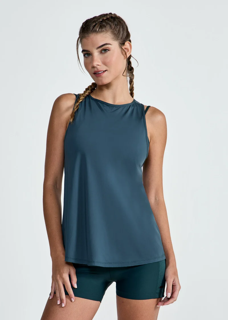 T-Shirt Mulher Sem Manga Circuit