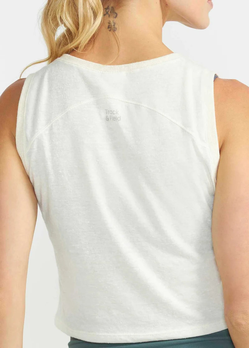 T-Shirt Mulher Sem Manga Cropped