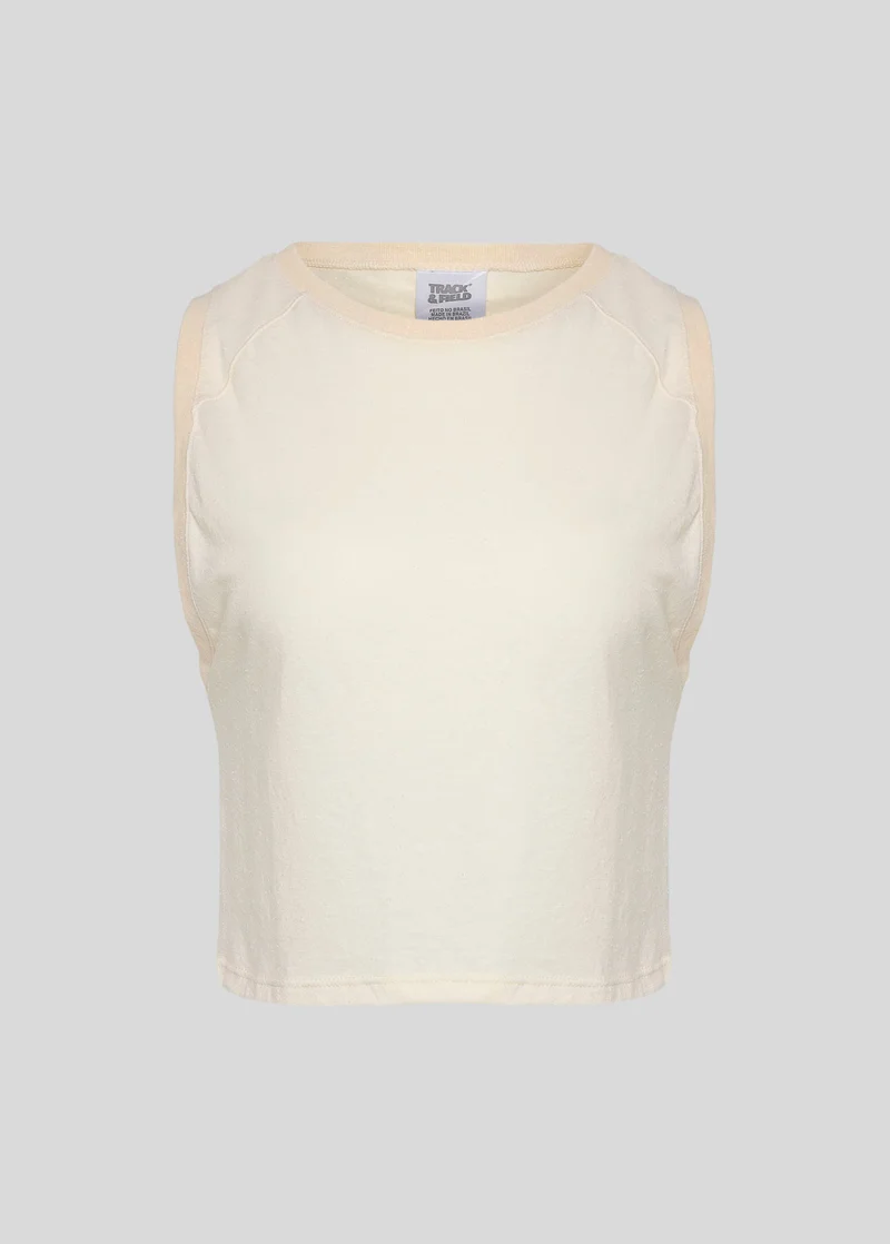 T-Shirt Mulher Sem Manga Cropped