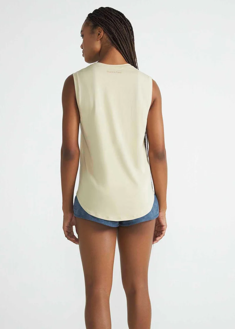 T-Shirt Mulher Sem Manga Reta