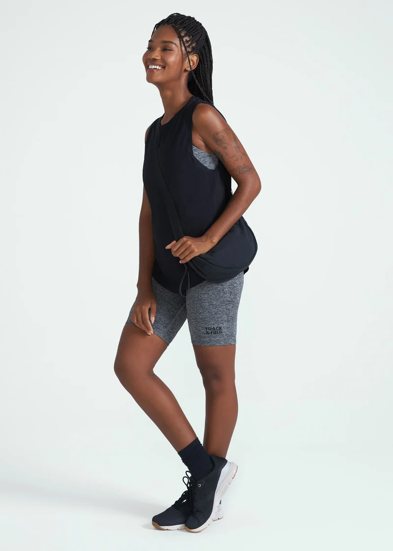 T-Shirt Mulher Sem Manga Reta
