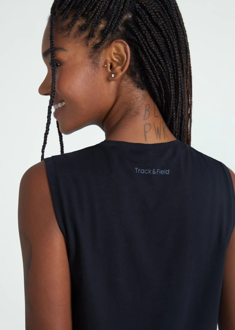 T-Shirt Mulher Sem Manga Reta
