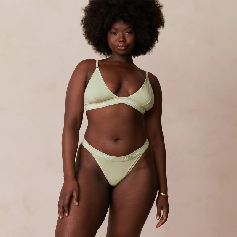 Bamboo Triangle Soutien-Gorge - Olive
