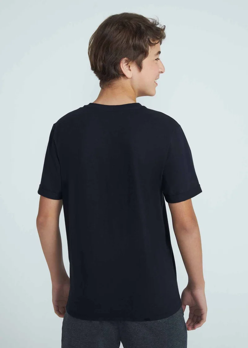 T-shirt Unissex Manga Curta College Teen