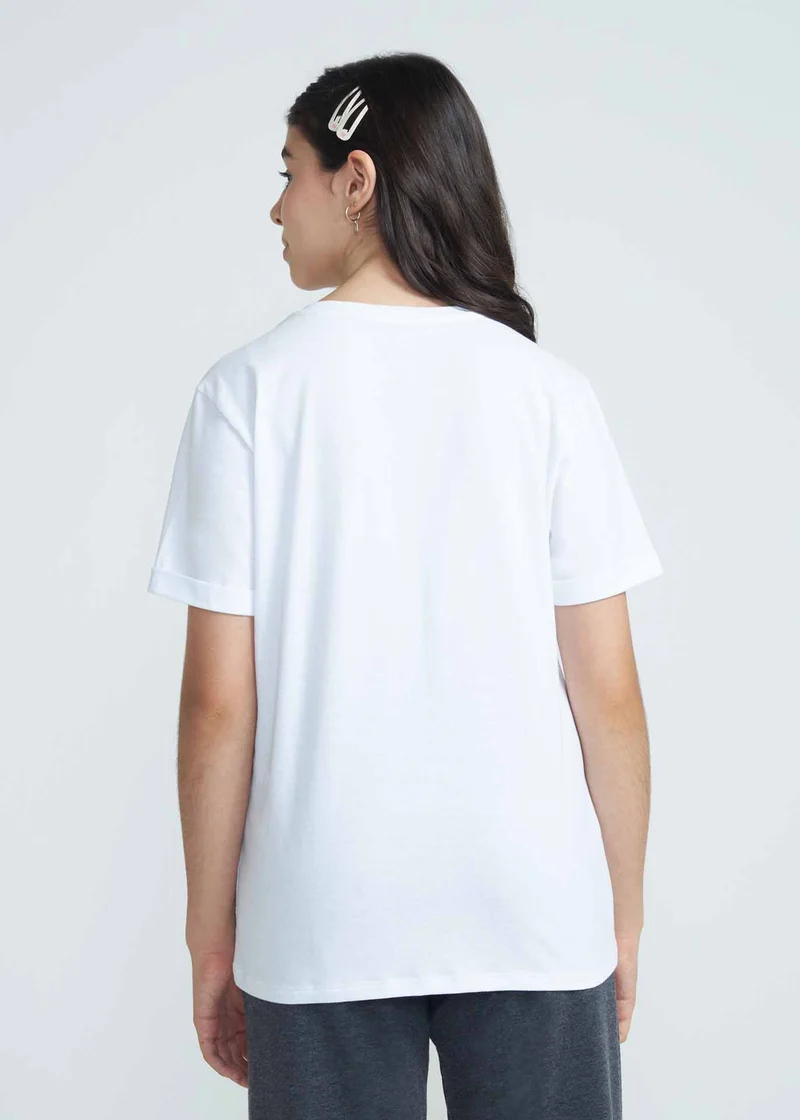 T-shirt Unissex Manga Curta Colours Teen