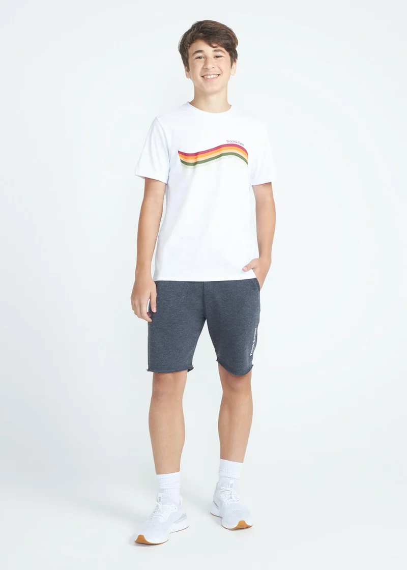 T-shirt Unissex Manga Curta Colours Teen