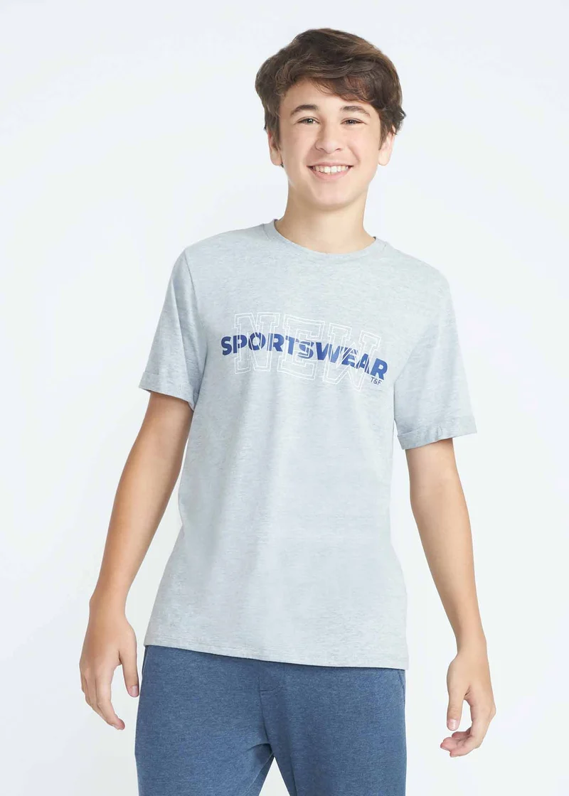 T-shirt Unissex New Sports Manga Curta Teen
