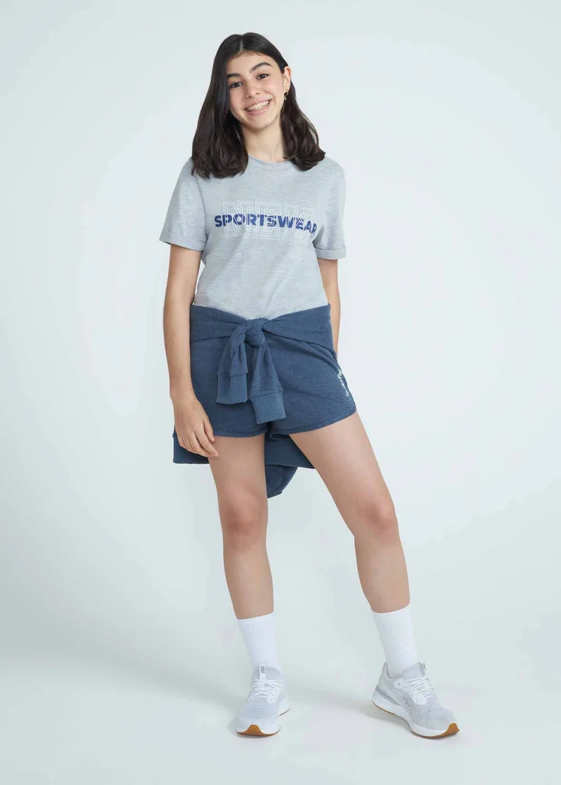 T-shirt Unissex New Sports Manga Curta Teen