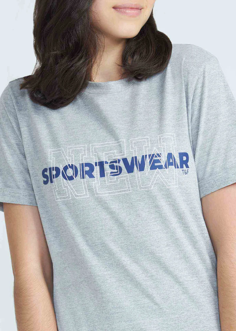 T-shirt Unissex New Sports Manga Curta Teen