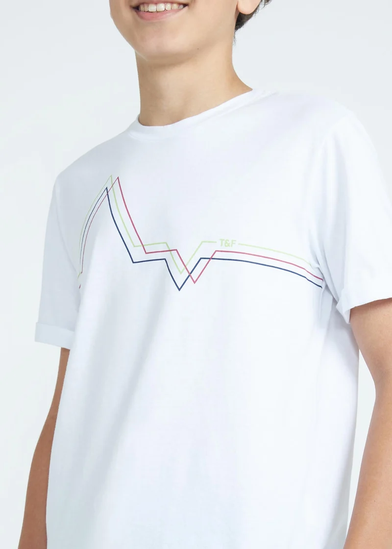 T-shirt Unissex Pulse Manga Curta Teen
