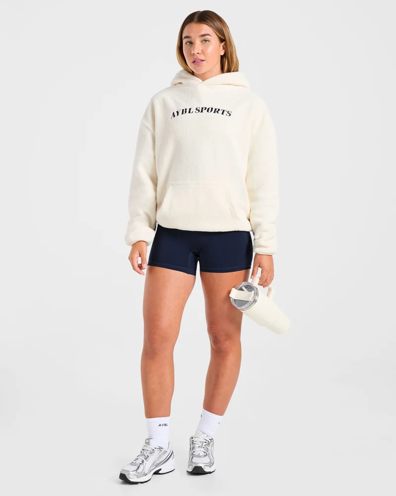 AYBL Sports Oversized Fleece Hoodie - Crème