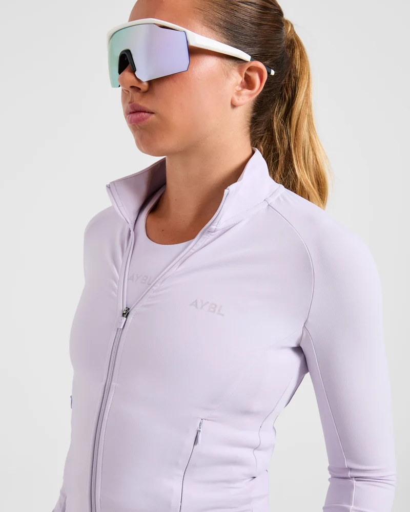 Run Zip Jacket - Ice Lilac