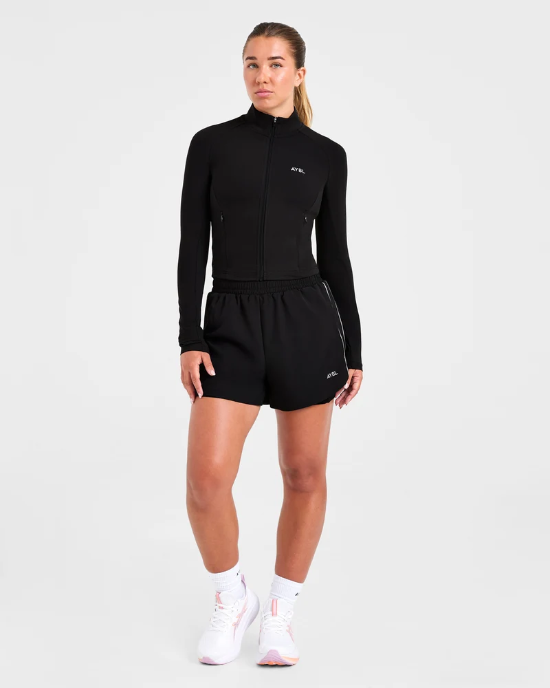 Run Zip Jacket - Noir