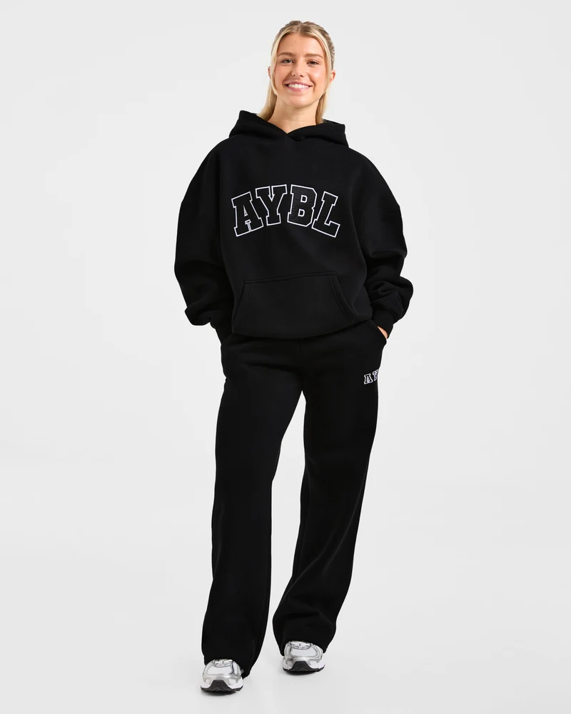 Varsity 2.0 Oversized Hoodie - Noir