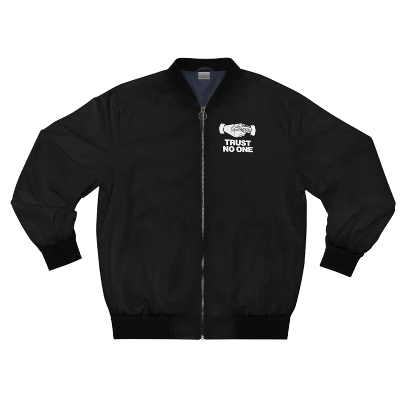 Trust No One Bomber Jacket
