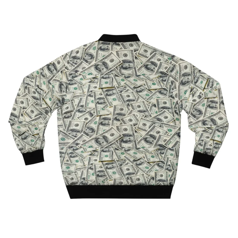 Money Art Bomber Jacket