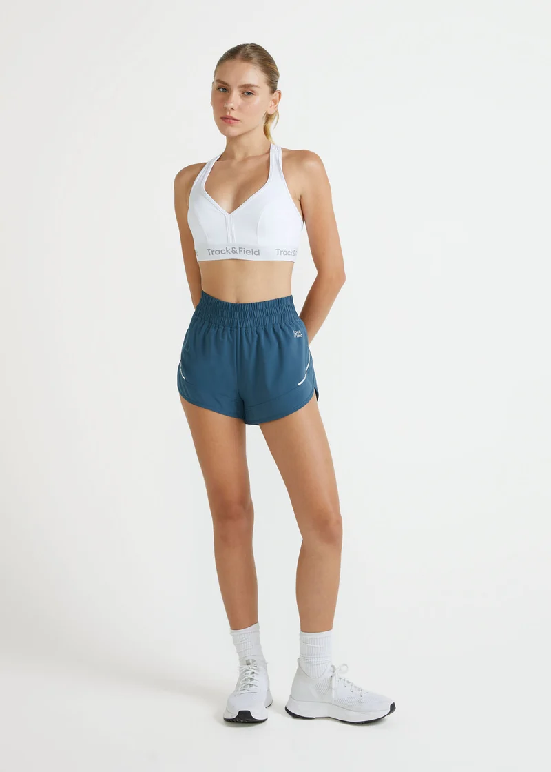 Top Mulher Elástico Logo T&F