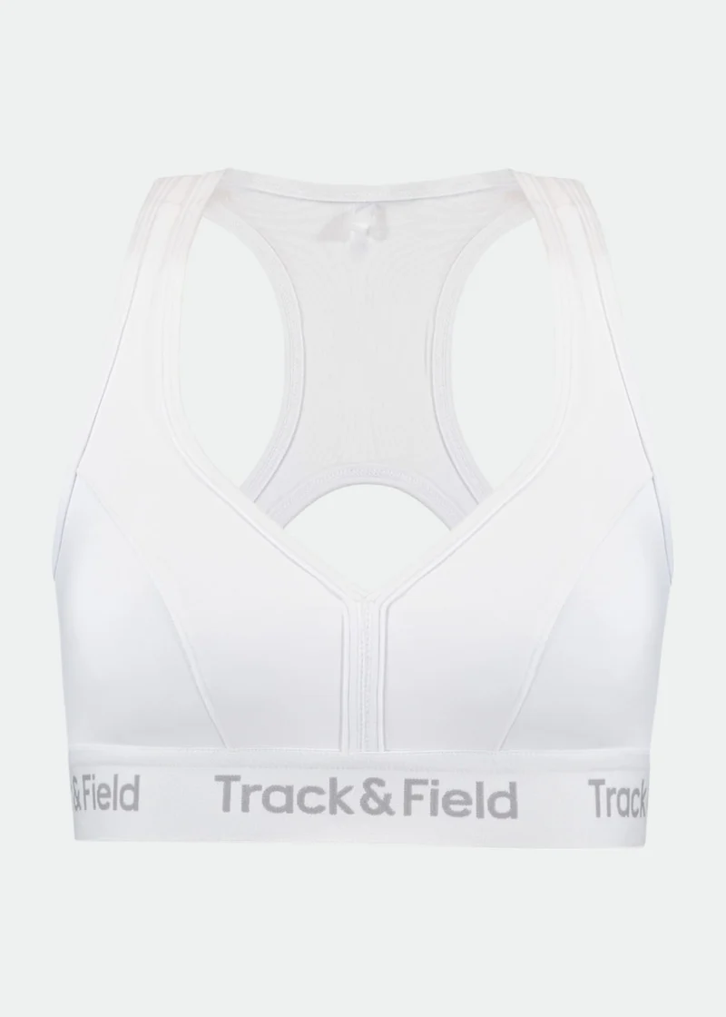 Top Mulher Elástico Logo T&F