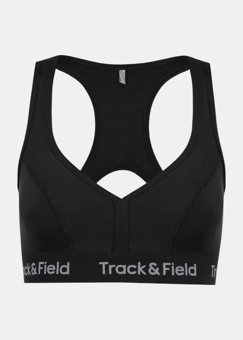 Top Mulher Elástico Logo T&F