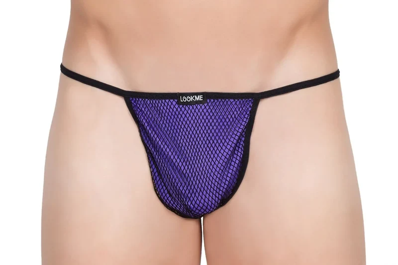 string résille élastique couleurs vives maintien fin ceinture ajustement silhouette confort extensible polyamide élasthanne texture légère sensuelle originale bleu magenta