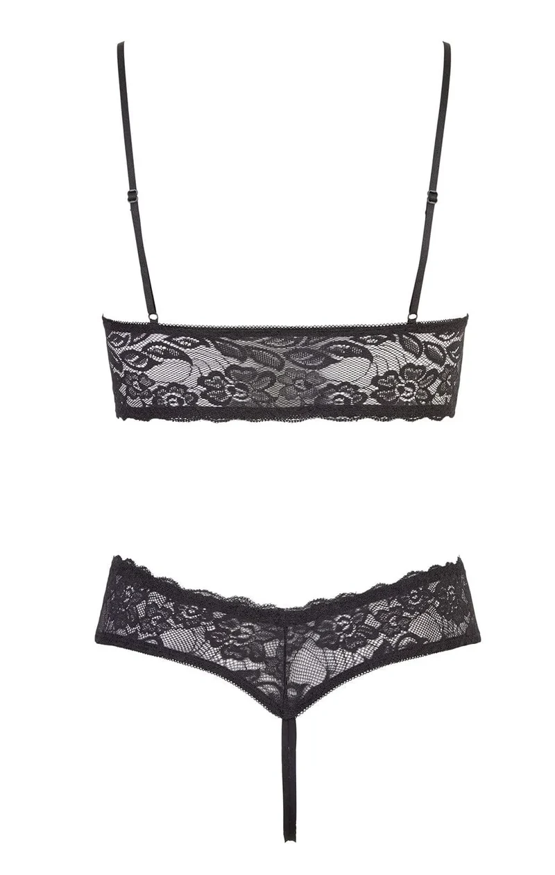 soutien gorge dentelle satin rouge cottelli élégant séduisant féminin glamour bretelles réglables strass coeur bande maintien bonnets string ouverture entrejambe