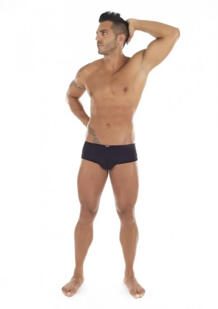 mini short transparent dos opaque devant élégant séduisant femme glamour sexy extensible polyamide élasthanne confortable respirant