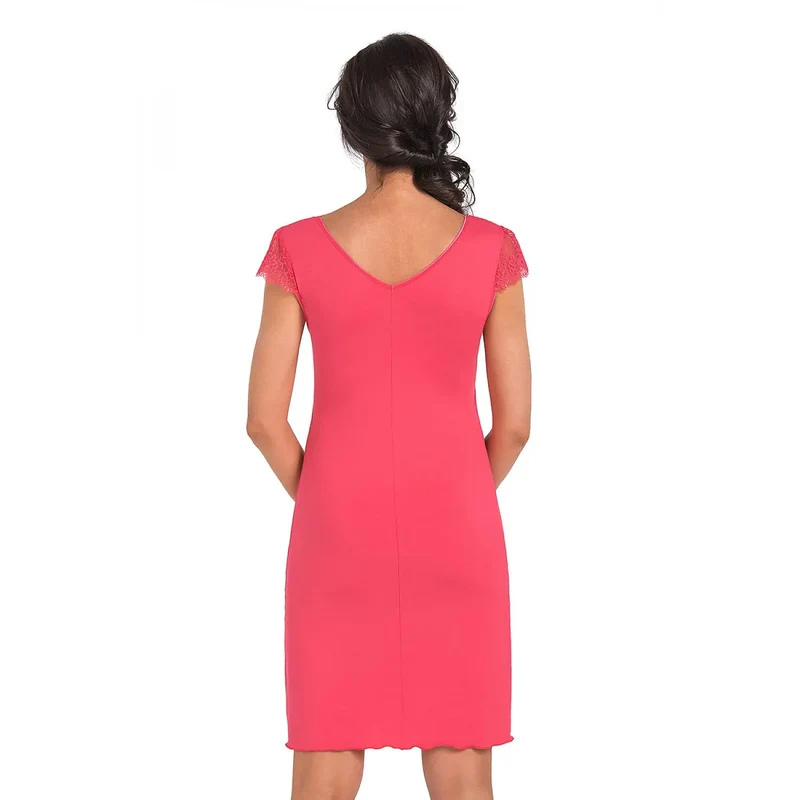 Chemise de nuit grande taille élasthanne viscose confortable Donna 128406