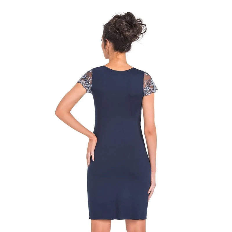 Chemise de nuit femme grande taille viscose élasthanne confortable élégante