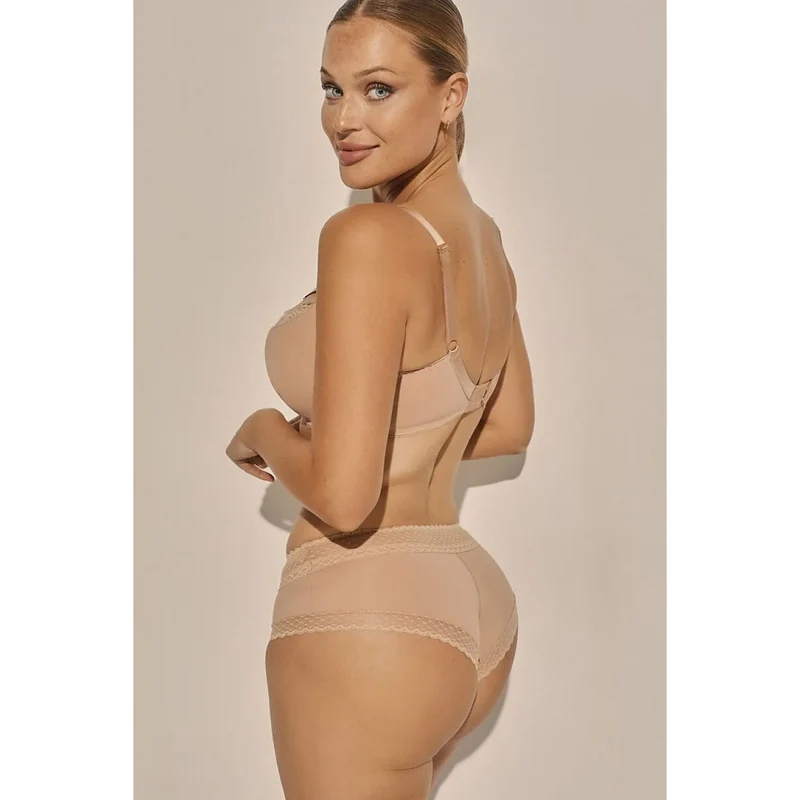 Soutien-gorge élégant semi-rigide Isla BC-928 dentelle or confortable tailles A à K