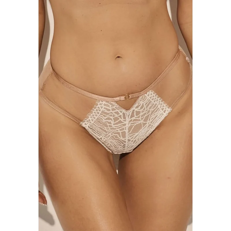 Culottes dentelle crème tulle invisible élégantes Kinga modèle 226941